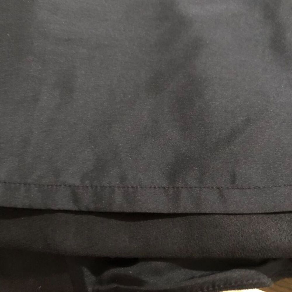 Loft Navy Blue Faux Suede Wrap Skirt with Grommet Detail Size 8 - Picture 10 of 13